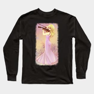 shigatsu wa kimi no uso Long Sleeve T-Shirt